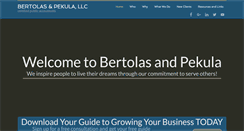Desktop Screenshot of bertolasandpekula.com